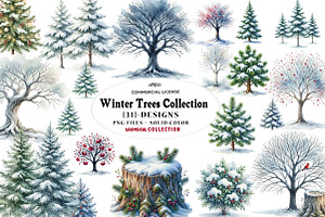 Winter Trees Collection