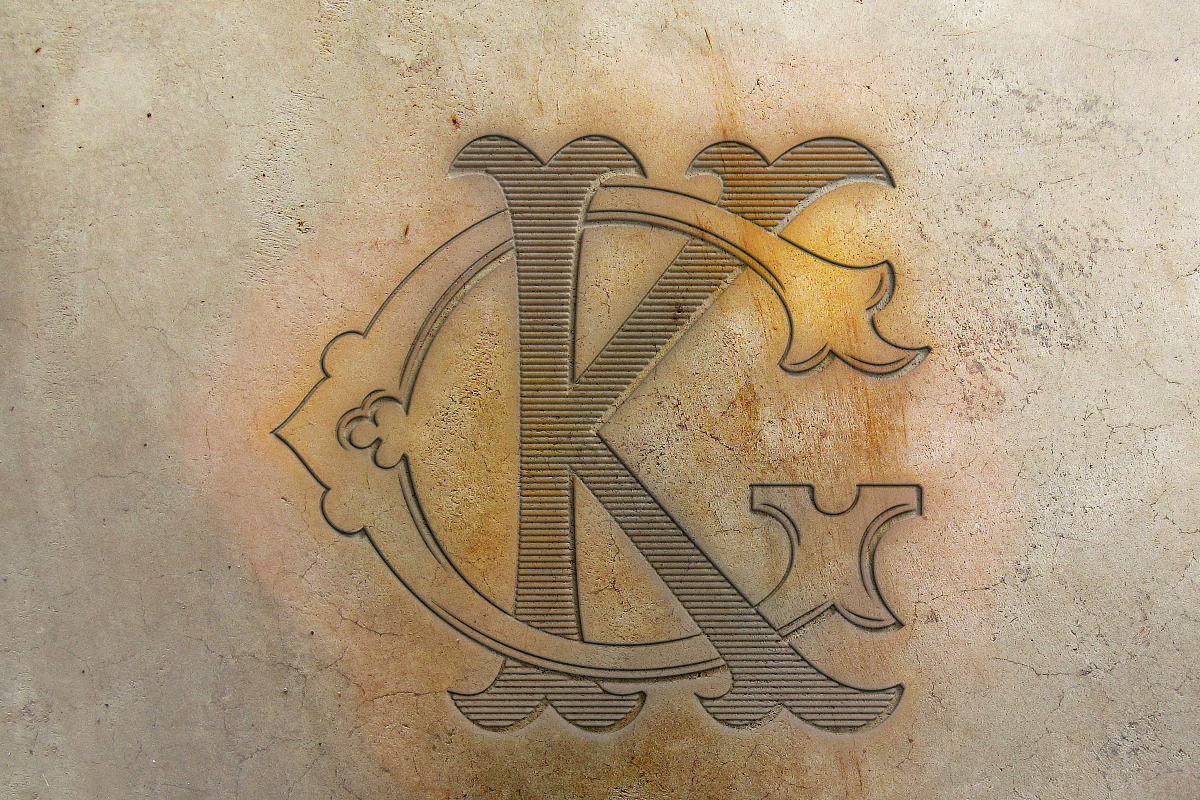 GK Monogram KG Monogram, an Illustration by Shuler Studio (Photo 3 of 6)