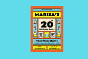 Creative Birthday Party Invitation, a Card Template by Neermana (Thumbnail 3 of 4)