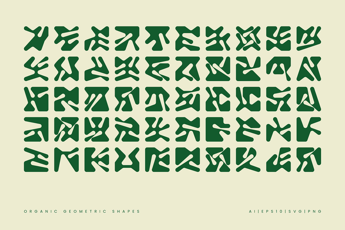 Organic Geometry - Shapes & Posters, an Object Graphic by Léo Alexandre (Photo 2 of 6)