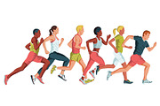Sports vector illustrations set, a Person Illustration by LisaKolbasa (Thumbnail 16 of 19)