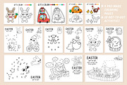 Easter village coloring games, an Education Illustration by Lexi Claus (Thumbnail 7 of 16)