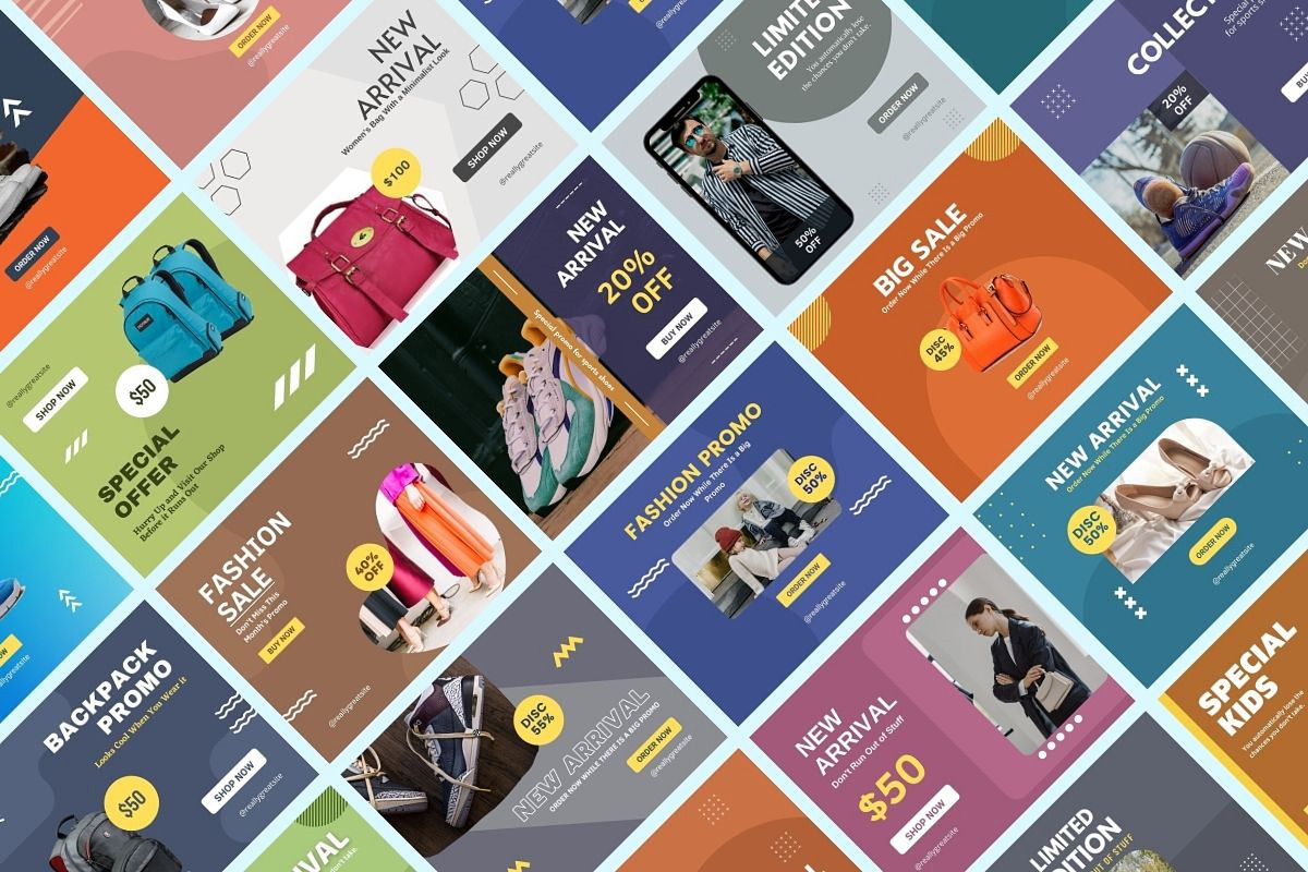 Fashion Sale Content Facebook Posts, a Social Media Template by emcrea (Photo 6 of 9)