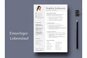 Bewerbungsvorlagen Word Lebenslauf, a Resume Template by Climbwithelevator (Thumbnail 3 of 10)
