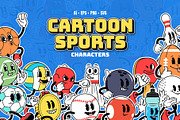 Cartoon Sports Characters, a Sport Illustration by Sandypramana (Thumbnail 1 of 10)