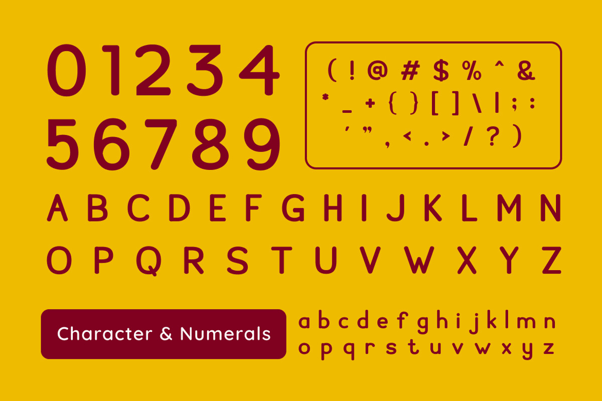 Rembara – Rounded Sans Serif Font, a Sans Serif Font by Vadovastd (Photo 7 of 7)