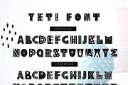 Yeti - Scandinavian font & elements, a Script Font by JuliyArt (Thumbnail 2 of 10)