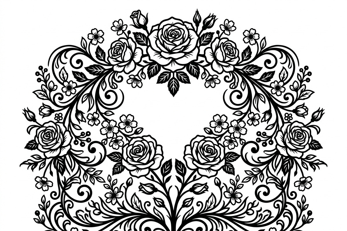 50 Elegant Floral Ornate Silhouette, a Decorative Illustration by Amazin_art (Photo 11 of 30)