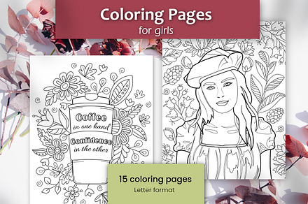 Coloring Book for Girls | Barbie