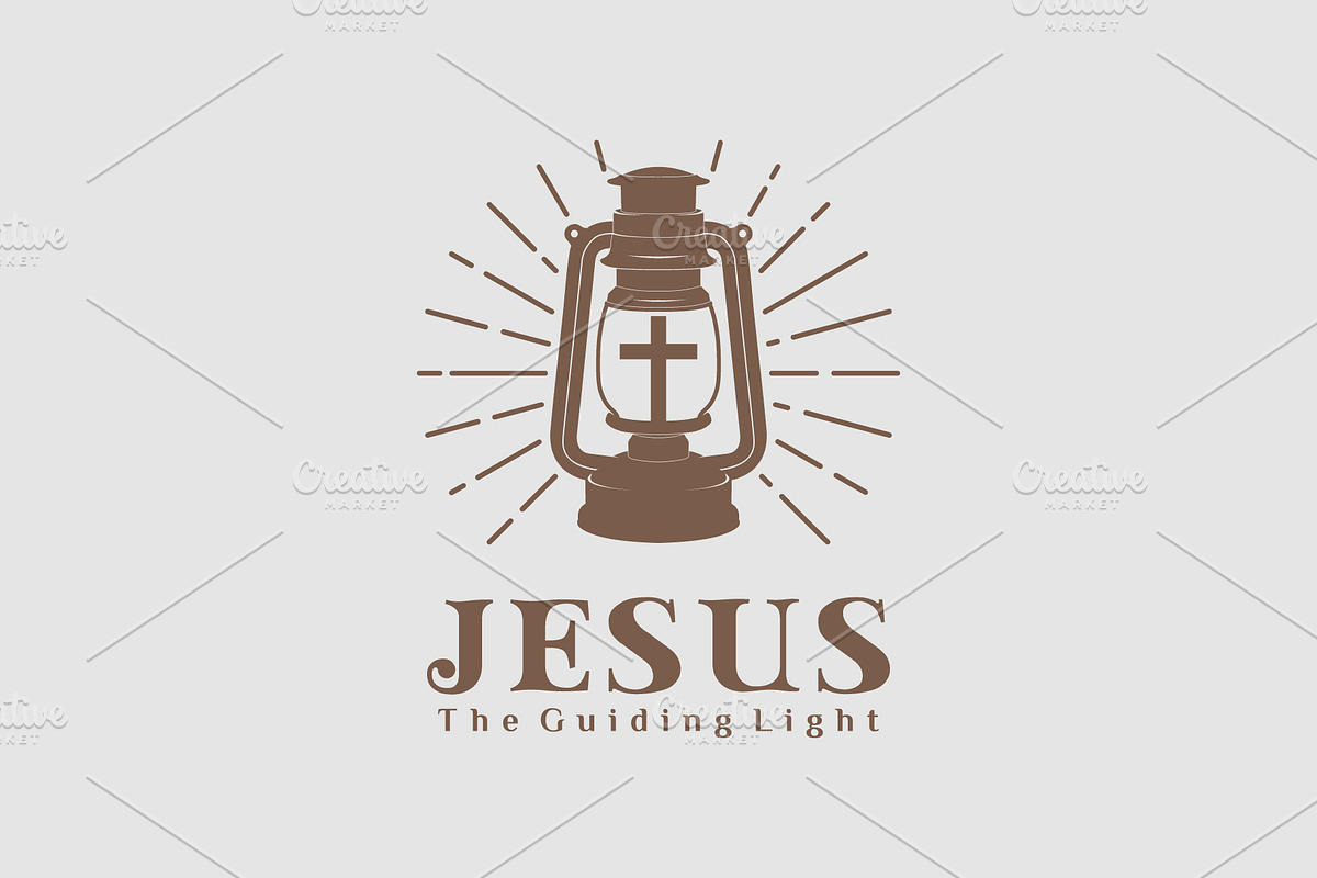 Christ Cross Lantern Logo, a Branding & Logo Template by Atlantis X Nurman Arbai