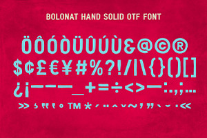 Bolonat Watercolor SVG & OTF Fonts.