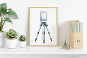 Watercolor Gadgets Clipart Bundle, an Illustration by Canvas Craft (Thumbnail 5 of 7)