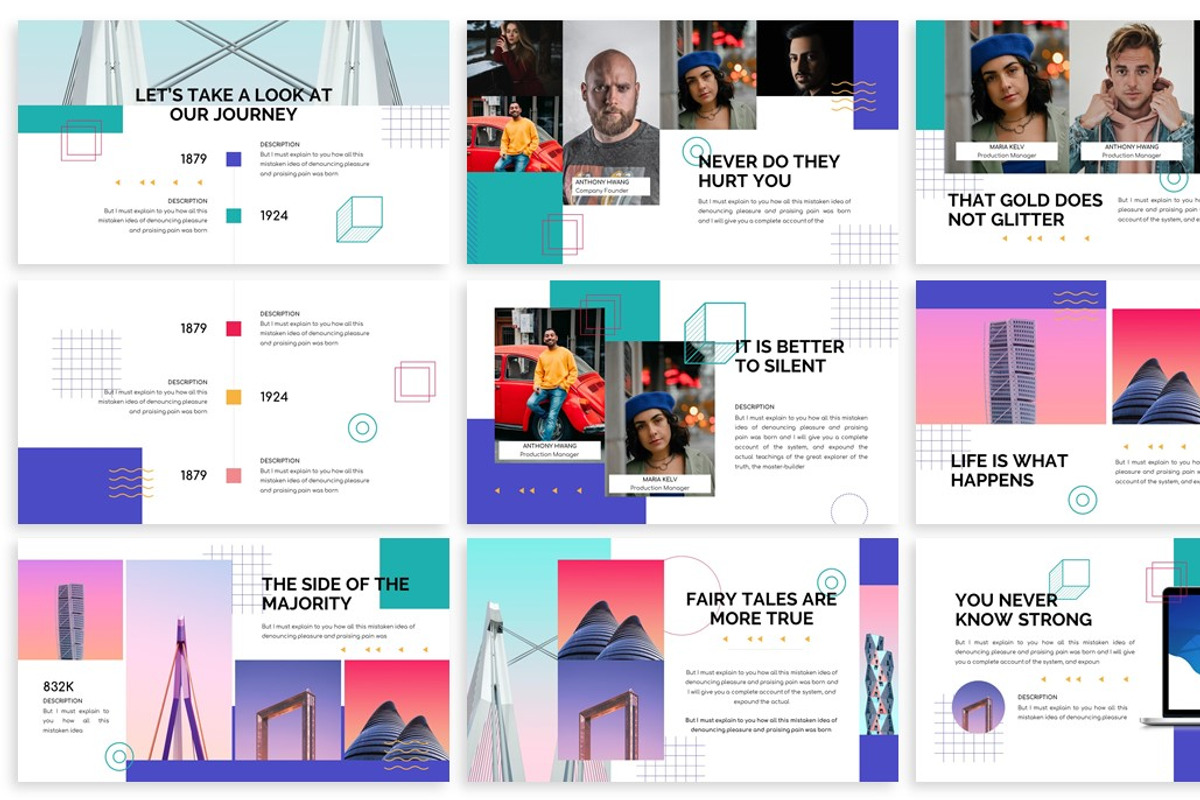 Emphasis - Memphis Powerpoint, a Presentation Template by SlideFactory