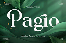 Pagio - Modern Luxury Serif Font