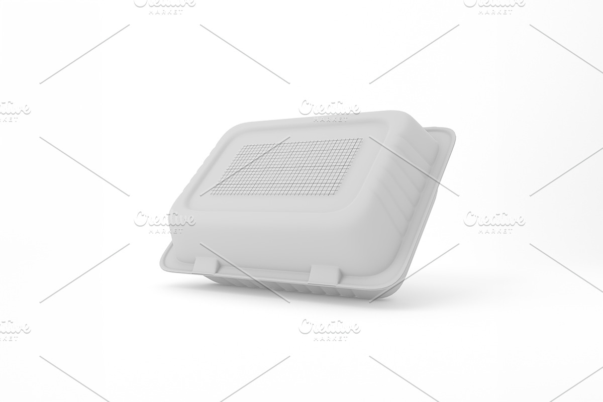 Food Box Mockup, a Packaging Mockup by Qaleb Studio (Photo 2 of 3)