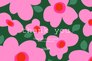 Bold Modern Abstract Floral Pattern, a Pattern Graphic by likorbut (Thumbnail 10 of 11)