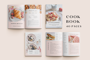 Cook Book Template CANVA