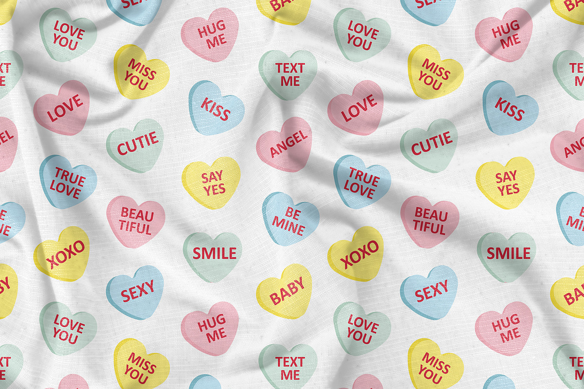 Valentine seamless patterns set, a Pattern Graphic by Swetsol (Photo 6 of 8)