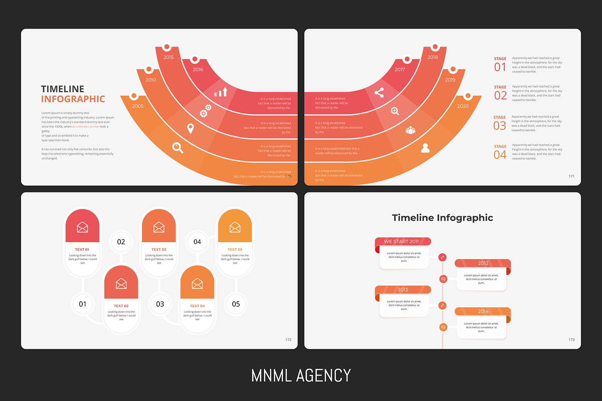 Massive Infographic Template, a Presentation Template by MNML Agency (Photo 46 of 63)