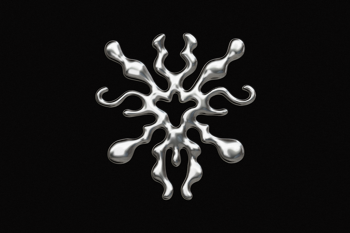24 Cybersigilism Liquid Metal 3D PNG, an Object Graphic by GRPXSTORE (Photo 10 of 10)