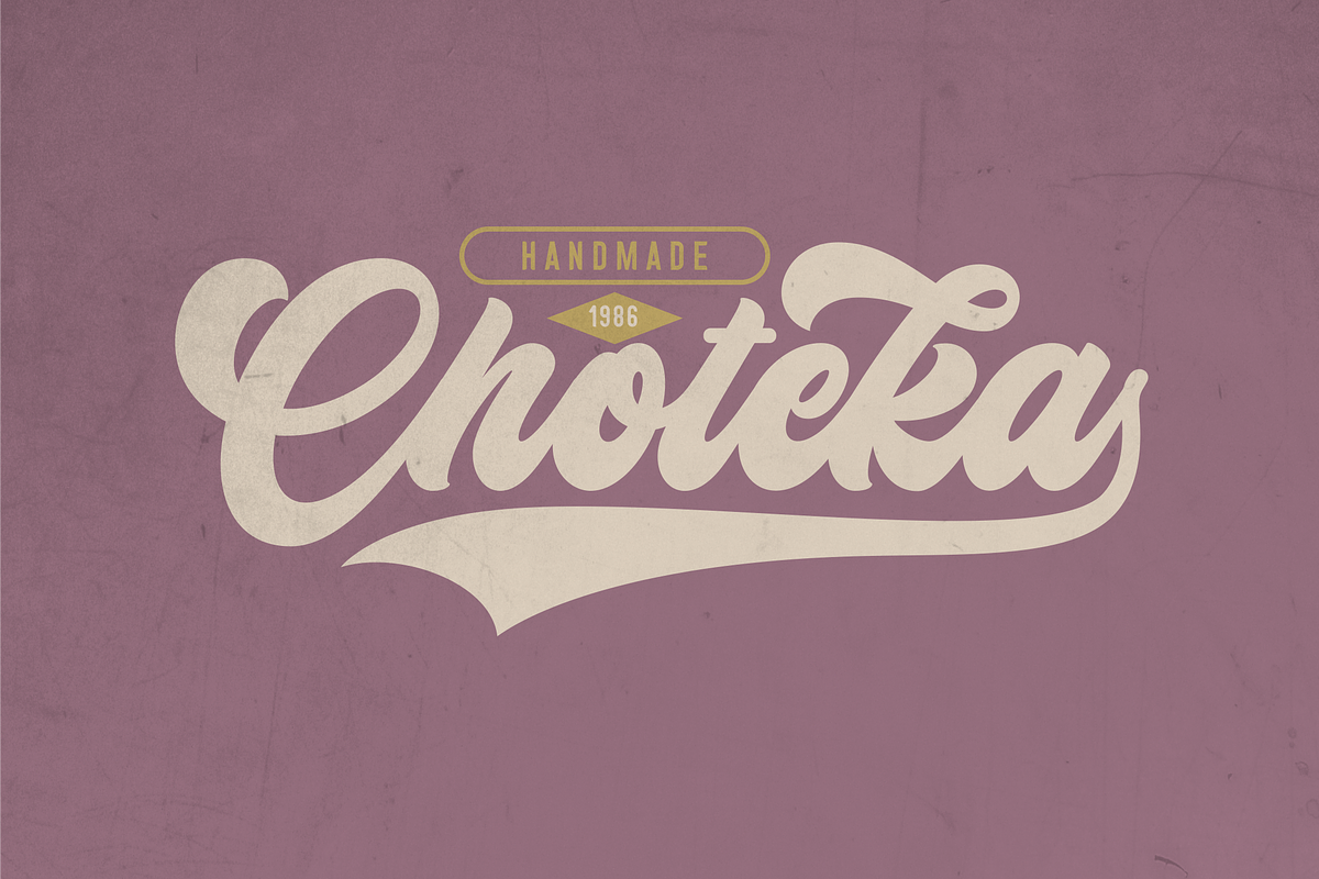 Balione Retro Font, a Script Font by Naufal Labs (Photo 8 of 15)
