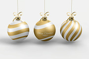 Christmas Ball Mock-up, a Product Mockup by zippypixelstudio (Thumbnail 7 of 10)