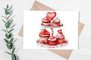 Watercolor Valentine's Day Clipart, an Illustration by Canvas Craft (Thumbnail 6 of 6)
