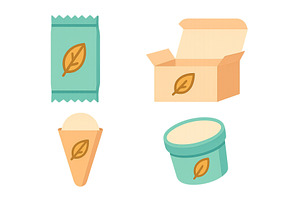 Colorful packaging designs for, a Food Illustration by ZinetroN