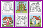 My Happy Garden Coloring Pages, a Decorative Illustration by Coco Bloom (Thumbnail 4 of 5)