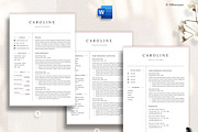 Professional Resume CV Template DOCX, a Resume Template by GResume (Thumbnail 5 of 10)