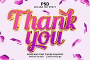 Thank you Gold 3d Text Effect, a Layer Style Add-On by bdrobin (Thumbnail 1 of 2)
