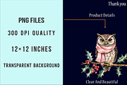 Watercolor Pink Christmas Clipart, an Illustration by SinaCreation (Thumbnail 6 of 7)