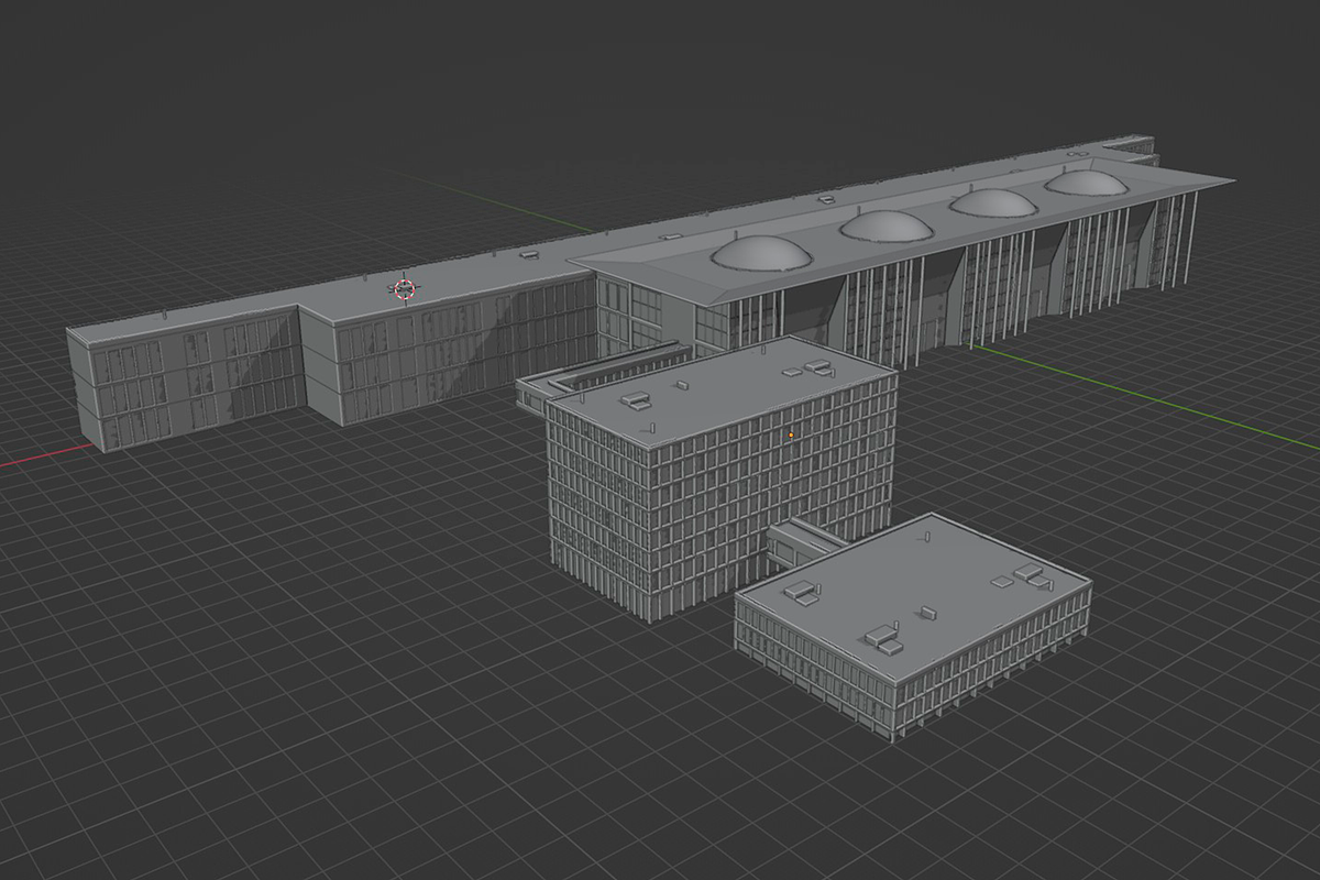 Skyport One International Airport 3D, an Architecture 3D Model by Casa Mandarina (Photo 4 of 5)