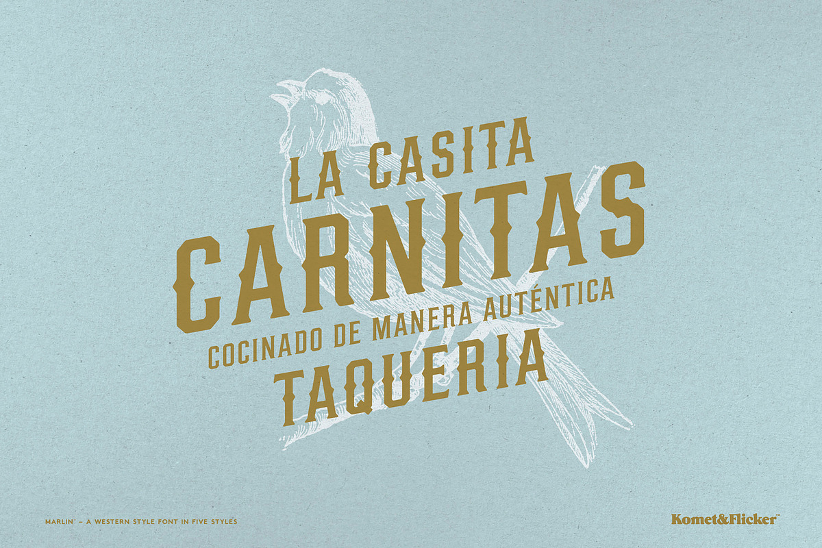 MARLIN - A Western Style Font, a Serif Font by Komet & Flicker (Photo 10 of 15)