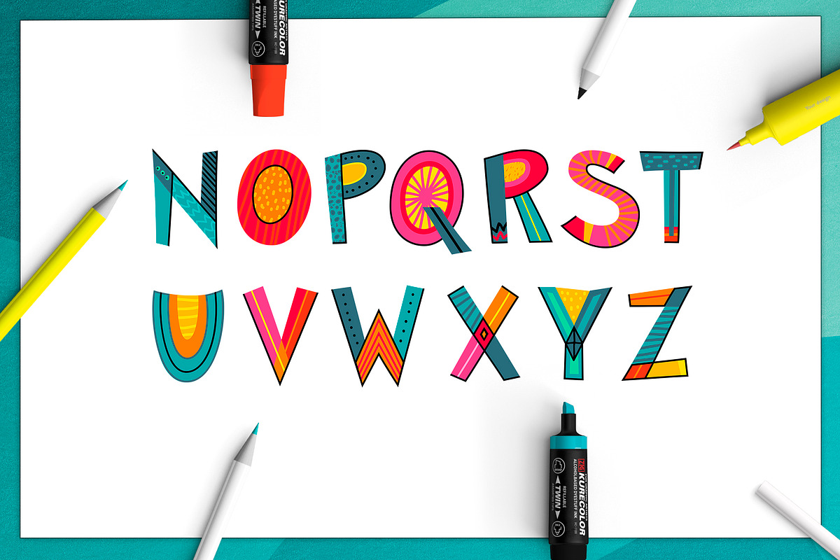 Yeah! - alphabet & set of words, an Object Graphic by Alextanya (Photo 5 of 8)