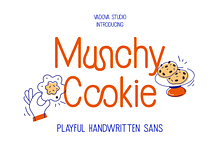 Munchy Cookie Handwritten Sans Font