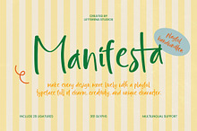Manifesta Playful Handwritten