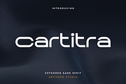 Cartitra Expanded Modern Font, a Sans Serif Font by Artiveko (Thumbnail 1 of 7)