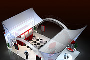 4 Exhibit Booth Design for TradeShow, an Architecture 3D Model by VisualCG (Thumbnail 6 of 28)