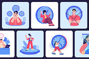 Animated Time Management, a Finance Illustration by Creative Stall (Thumbnail 3 of 5)
