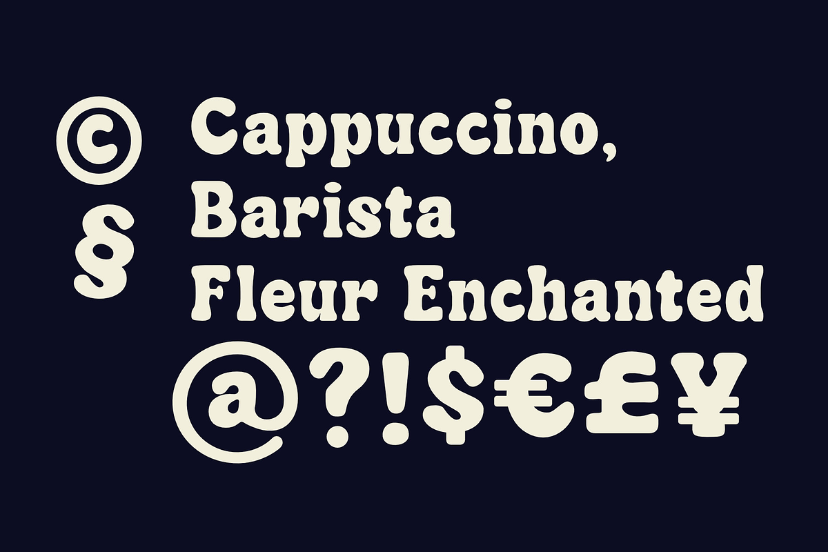 ID Fofley - Soft display typeface, a Serif Font by EKAUNIK DZ (Photo 8 of 8)