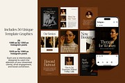 50 Luxury Instagram Canva Templates, a Social Media Template by Glo Design Studio (Thumbnail 2 of 10)