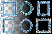 29 Colorful Ornate Frame PNGs, a Decorative Illustration by Loony Dream Designs (Thumbnail 2 of 7)