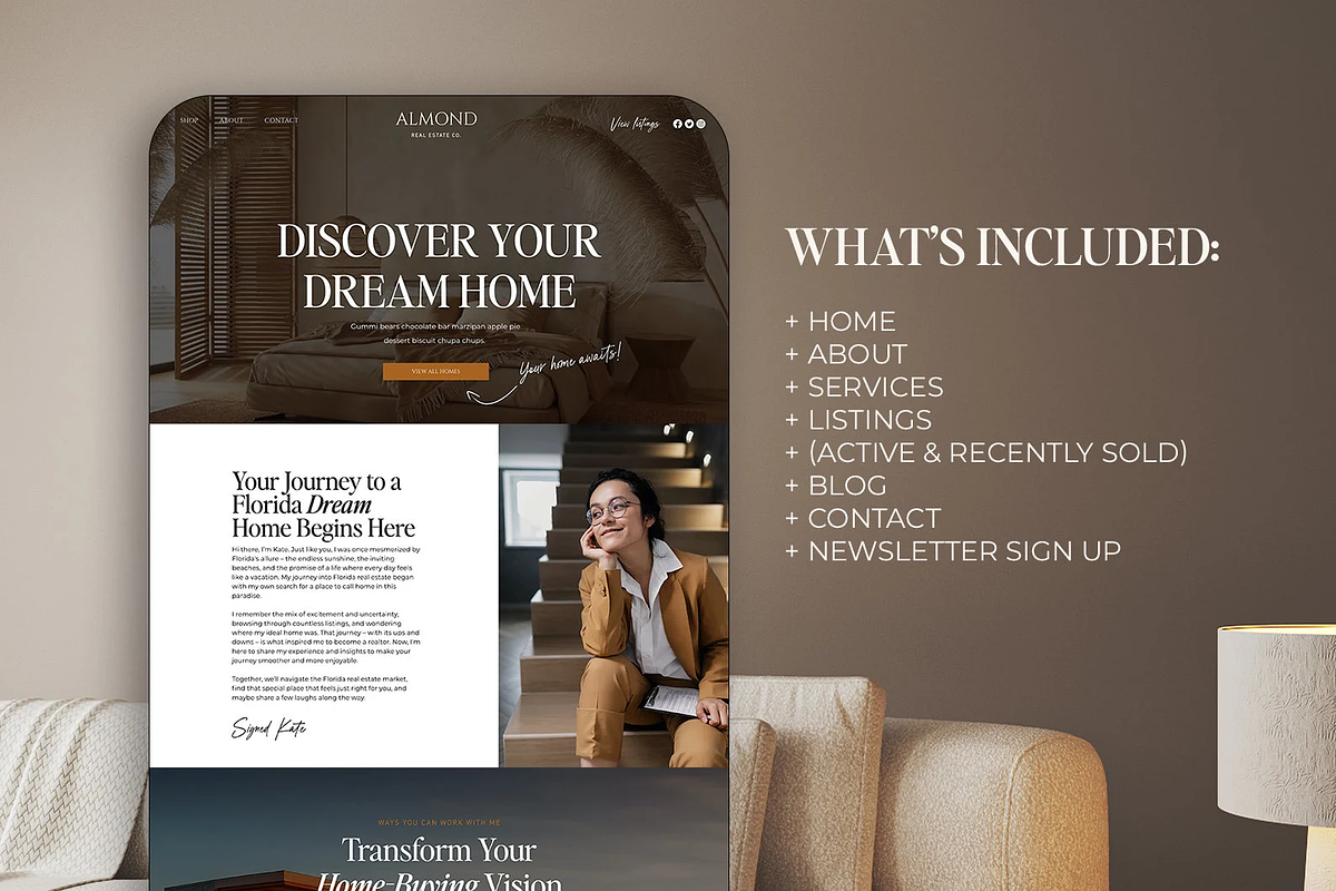 Wix Website Template for Realtors, a Wix Template by JOA CREATIVE LAB (Photo 3 of 6)
