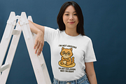Funny Sarcastic Cat Sublimation, an Animal Illustration by Smillyy Threads (Thumbnail 3 of 6)