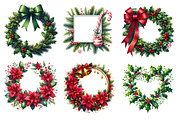 Christmas Frames Clipart, an Illustration by Designworld (Thumbnail 2 of 5)