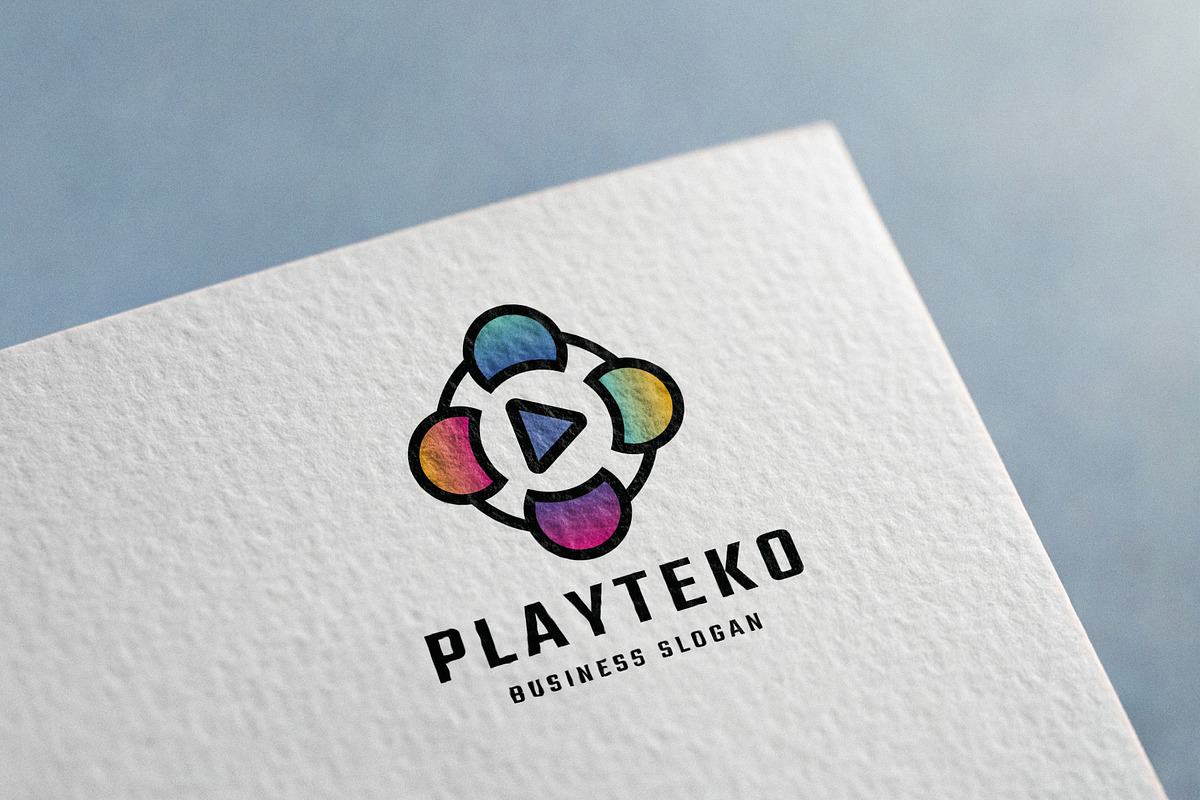 Playteko Stream Connect Logo, a Branding & Logo Template by Design_Planet (Photo 1 of 4)