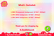 Cute Strawberry Lemonade Seamless, a Background Graphic by K.JackArtwork (Thumbnail 8 of 8)