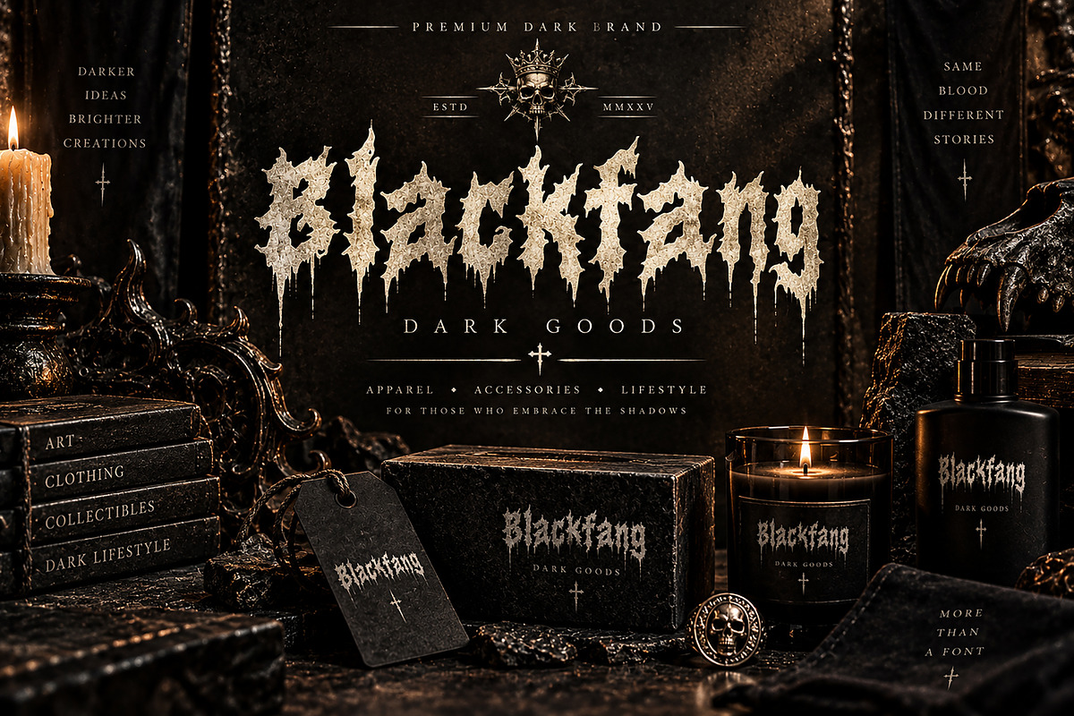 Blackfang, a Blackletter Font by Wow Magic (Photo 2 of 6)