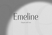 Emeline - Elegant Serif Font, a Serif Font by n.A Studio (Thumbnail 1 of 8)